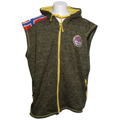 Capuchon sweater (Groen, Geel) van Nebulus Polyester