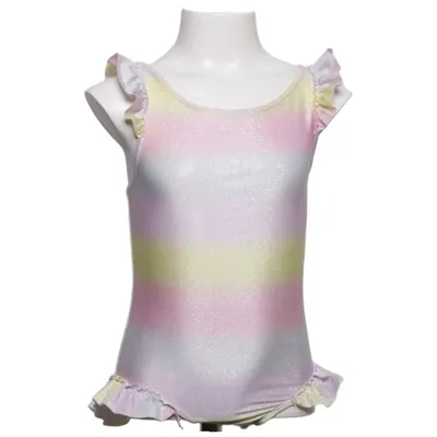 Baddräkt (Rosa, Gul, Flerfärgad) från KappAhl Elastan, Polyester