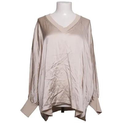 Bluse (Beige) fra Herzen´s Angelegenheit Bomuld, Elastan, Nylon, Silke