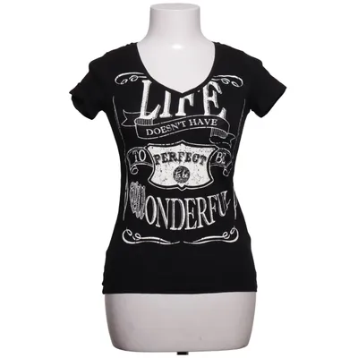 T-shirt (Zwart) van Tally Weijl Katoen