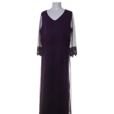 Avondjurk (Lila) van Ulla Popken Polyester, Elastaan