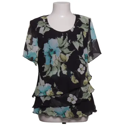 Top (Habella 52042 - blomstret overdel med korte ærmer) from Habella Polyester