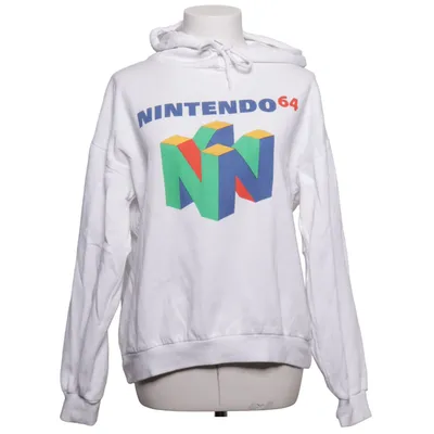 Capuchon sweater (Wit, Meerkleurig) van Nintendo Katoen, Polyester