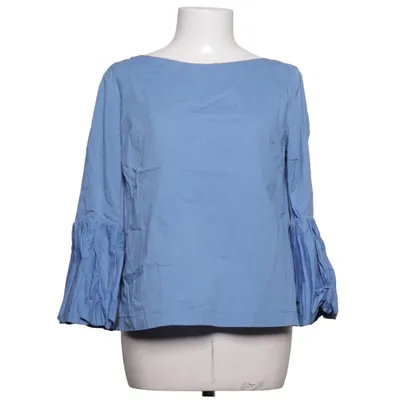 Blouse (Blue) from Laundry by Shelli Segal Cotton, Elastane, Polyamide