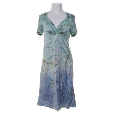 Kjole (Turkis, Flerfarvet) fra Tone Barker Silk Silke, Elastan