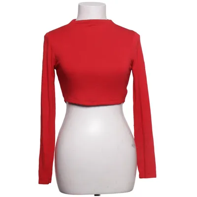 Crop top (Röd) från Naked Wardrobe Elastan, Viskos