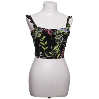 Crop top (Noir, Multicolore) de Urban Classics Viscose