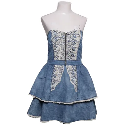 Jeanskjole (Julia Lace Dress) fra Perfect Jeans Bomuld, Elastan