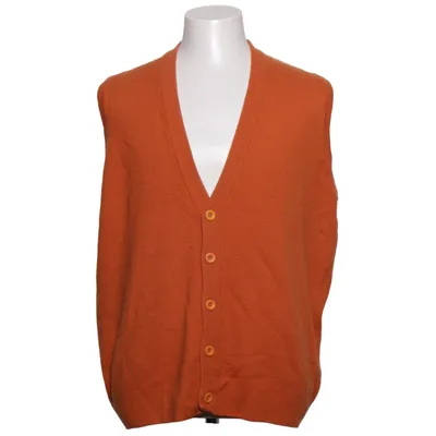 Vest (Orange) from Pull & Bear Cashmere, Nylon, Wool
