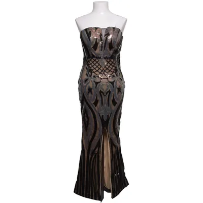 Robe de soirée (Noir, Multicolore) de Miss Ord Coton, Polyester