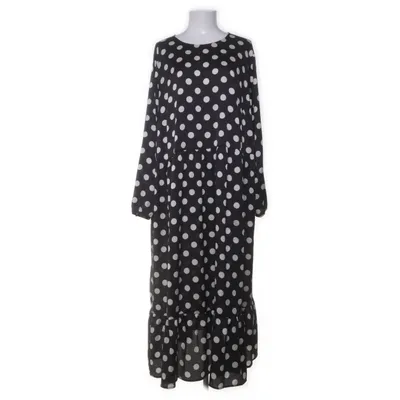 Klänning (Svart, Vit) från H&M Polyester