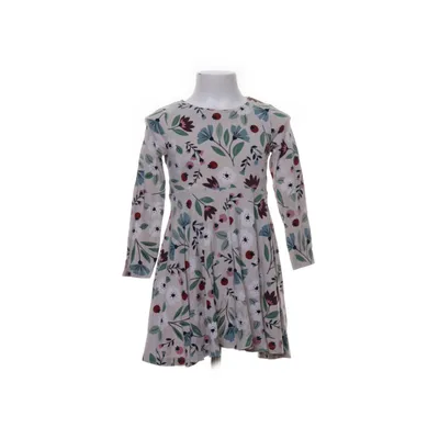 Klänning (Beige, Flerfärgad) från Polarn O. Pyret Elastan, Ekologisk bomull