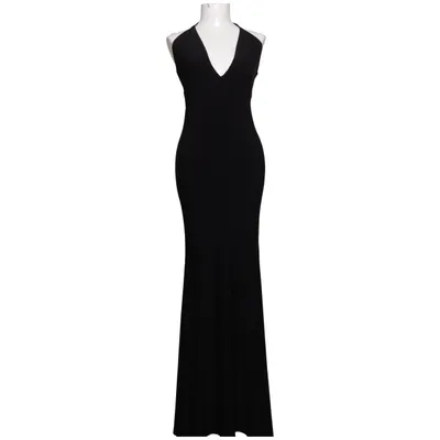 Halternek jurk (Zwart) van Club London Elastaan, Polyester