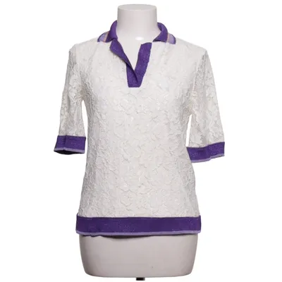 Top (Weiß, Lila) von Uterqüe Polyester