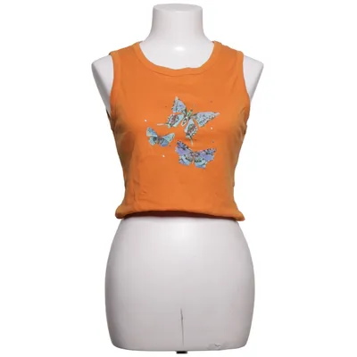Tanktop  (Orange, Flerfarvet) fra Urban Outfitters Økologisk bomuld