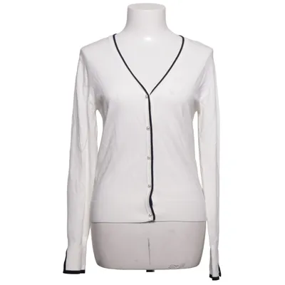 Cardigan (Hvid, Sort) fra S. Marlon Nylon, Viscose