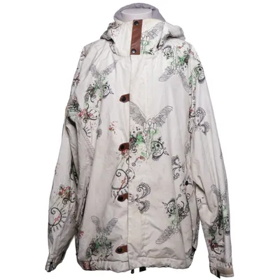 Skijakke (Hvid, Flerfarvet) fra Bonfire Snowboarding Company Polyester