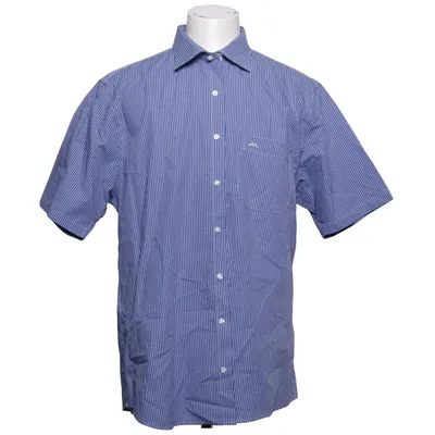 Short sleeve shirt (Blue, White) from Swedemount Cotton