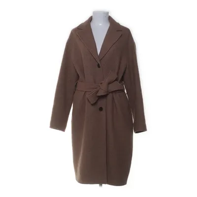 Coat (Brown) from Visual Clothing Project Polyester, Wool, Viscose