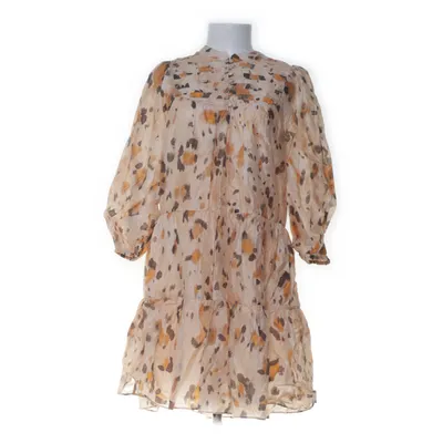Dress (Brown, Multicolored) from Second Female Lyocell, Polyamide, Viscose