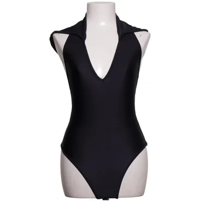 Badeanzug (Schwarz) von American Apparel Elasthan, Polyamid, Polyester