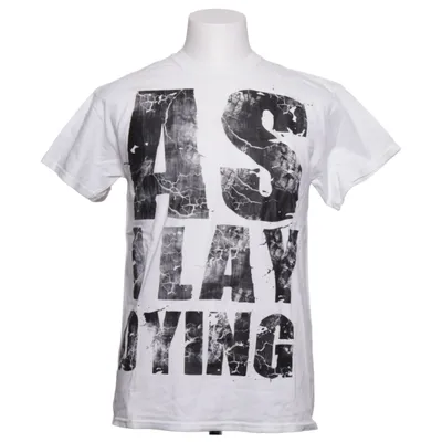 T-shirt (Vit, Svart) från Gildan Bomull