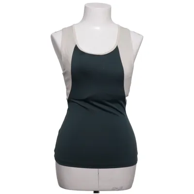 Sports tank top (Green, White) from Drop of Mindfulness Elastane, Polyester