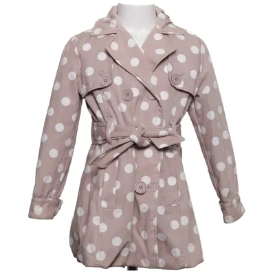Trench coat (Beige, White) from J Jeans Cotton, Polyester