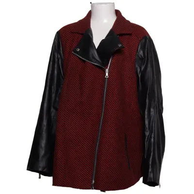 Bikerjack (Rood, Zwart) van Emilia Lay Acetaat, Polyester, Polyurethaan, Viscose