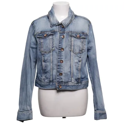Jeansjacka (Blå) från Denim by Lindex Bomull, Elastan