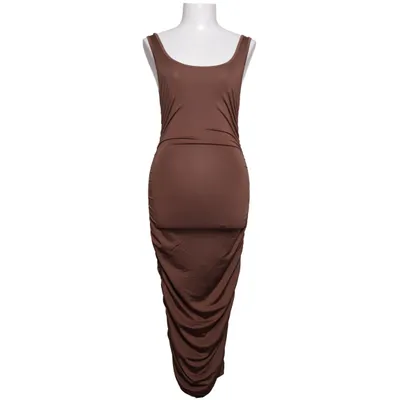 Kjole (Brun) fra SBetro Elastan, Polyester