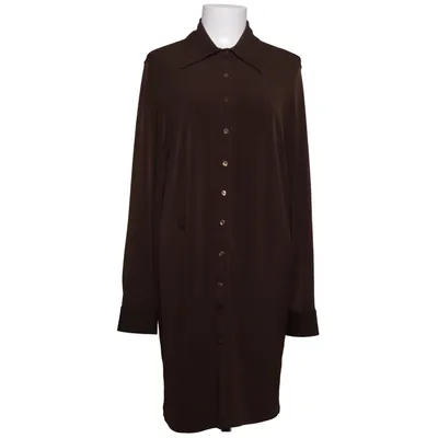 Shirt dress (Brown) from D'auvry Elastane, Polyester