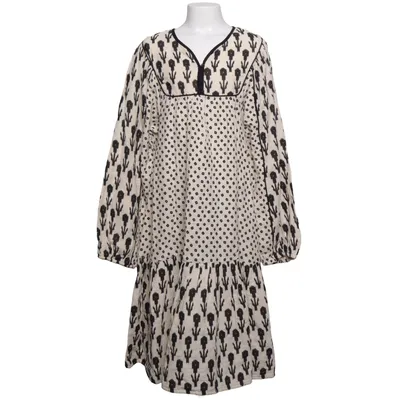 Klänning (Beige, Svart) från Zara Bomull