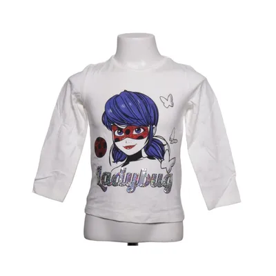 T-shirt à manches longues (Blanc) de Miraculous Coton