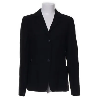 Blazer (Black) from I Blues Viscose, Wool