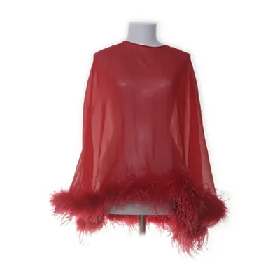 Poncho (Red) from Jenny Packham Silk, Feather