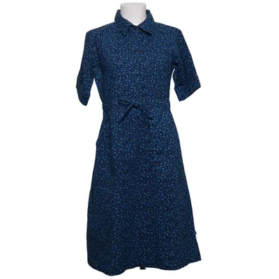 Robe chemise (Bleu) de Danefae Coton, Élasthane