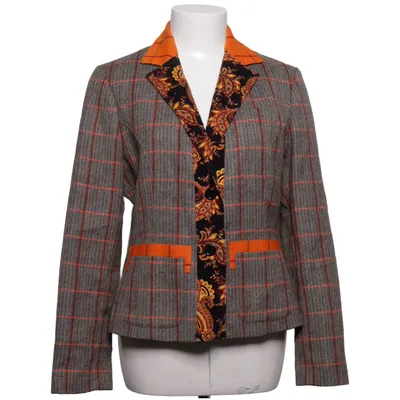 Blazer (Grijs, Oranje, Meerkleurig) van Harvé Benard Wol