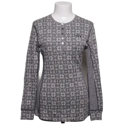Henley shirt (Gray, White) from Kari Traa Wool