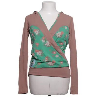 Hoodie (Brown, Green, Multicolored) from Blutsgeschwister Cotton, Elastane