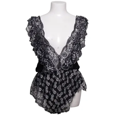 Underklädesbody (Svart, Vit) från Humana Second Hand