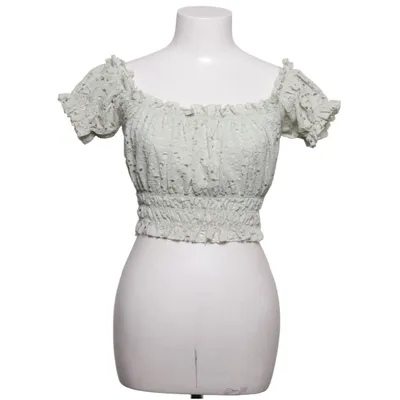 Crop top (Grön) från Gina Tricot Elastan, Polyamid