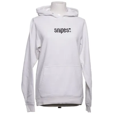 Sweat à capuche (Blanc) de Snipes Coton, Polyester