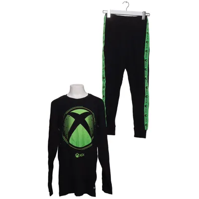 Pyjama (Noir, Vert) de Microsoft Coton