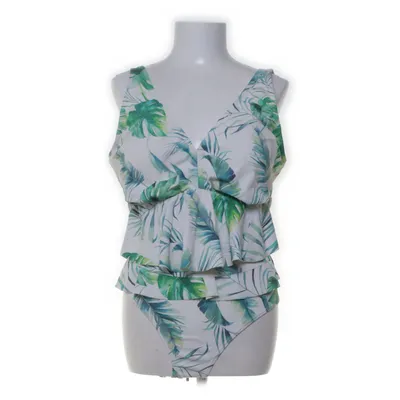 Bikini (Wit, Groen) van Ulla Popken Elastaan, Polyamide