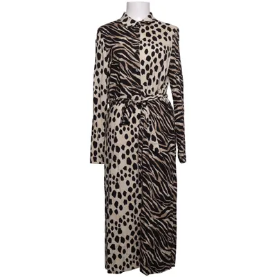 Skjortekjole (Beige, Sort, Flerfarvet) fra Smashed Lemon Viscose