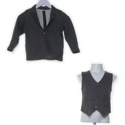 Blazer (Grijs) van Lindex Kids Katoen, Polyester