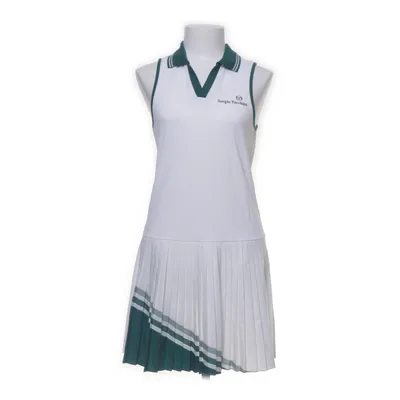 Träningsklänning (Vit, Grön) från Sergio Tacchini Elastan, Polyamid, Återvunnen polyester