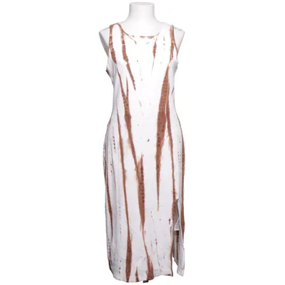 Maxi dress (White, Brown) from Blanche Elastane, Organic cotton
