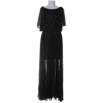 Maxi dress (Black, Gold) from Rebecca Minkoff Silk, Polyester